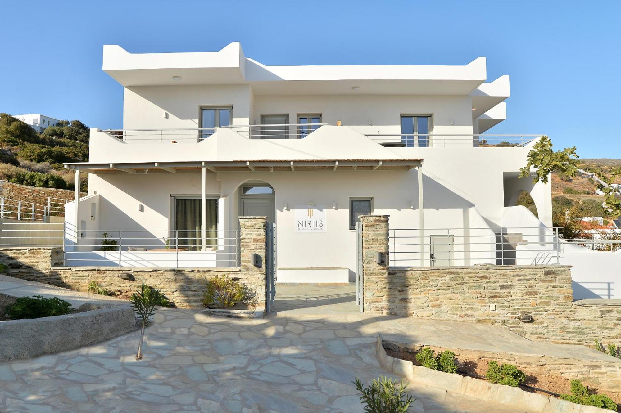 Niriis Sea View Studio Melite Batsi Batsíon Exterior foto